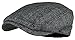 Wonderful Fashion Men's Herringbone Wool Tweed newsboy IVY Cabbie Driving Hat (One Size, Grey)