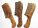 Myhsmooth Gs-2w-mt Wide Tooth Wood Handmade Natural Green Sandalwood No Static Comb with Aromatic Scent for Detangling Curly Hair and Gift -Made of a Whole Piece of Green Sandalwood, Not Mosaic(7