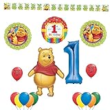 Winnie the Pooh 1st Birthday Balloon Decoration Kit