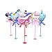 10 PCS Random Color Child Safety Round Base Balloon Stick Stand Any Party and Festival Balloon Accessories Supplies