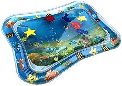 Kalmstore Tummy Time Inflatable Premium Baby Water Mat Infants & Toddlers Perfect Fun time Play Activity Center for Your Kid's Stimulation Growth