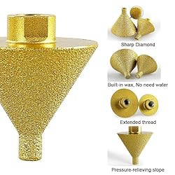 Diamond Beveling Chamfer Bit for Angle Grinders