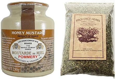 Pommery Honey Mustard From Meaux in Stone Jar 250 Gr (10 PACK)