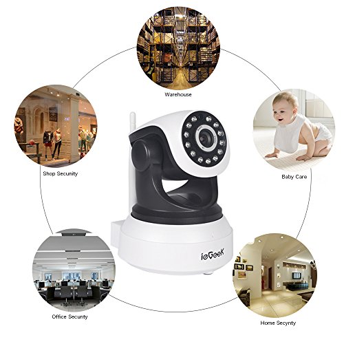 IP Camera, ieGeek 720P HD Wifi Wireless CCTV Home Security System