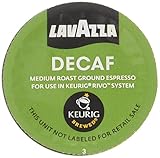 Lavazza Decaf, Espresso Packs for Keurig Rivo Systems(4.76 oz)(Pack of 4)
