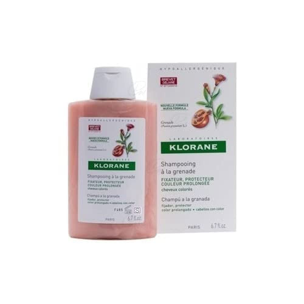Klorane Shampoo with Pomegranate Women's Non-Professional Shampoo 400 ml – Shampoo, 400 ml, Colour Protection, Pomegranate