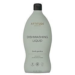 ATTITUDE Dishwashing Liquid, EWG Verified, Vegan