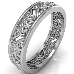 filigree band unique gold rings jewelry bands dallas diamore diamonds visit custom antique diamond