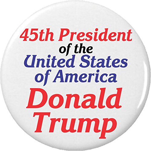45th President of the United States of America Donald Trump 1.25' Button Pin