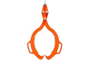 XROPURR 2 Serrated Claw Hook,Log Lifting Tongs, Heavy Duty Grapple Timber Claw,Lumber Skidding,Log Lifting -28in