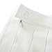 Women High Waist Solid Pleated Mini Slim Single Tennis Skirts ( L, White)