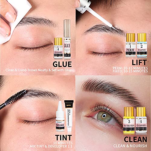 Lash Lift and Tint Kit, Brow Lamination and Tint Kit, Professional Semi