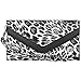 caseen ViVi Wallet Clutch Purse Case (Leopard/Black) for Apple iPhone 7/8 Plus / 10, Samsung Galaxy S7 Edge / S8 Plus/Note 8, Google Pixel 2 / Pixel 2 LX, LG G6 & More - Large Size