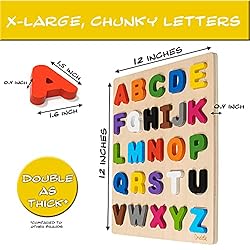 Magnetic Wooden Educational ABC Puzzle - Learn