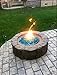 onlyfire 18-inch Stainless Steel Round Fire Pit Burner Ring, Double Ring