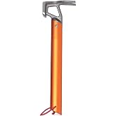 Heavy Duty Camping Claw Hammer, Stainless Steel Ox Horn Head Tent Stake Hammer Multifunction Building Camping Hammer for Hiking Backpacking Gardening (orange)