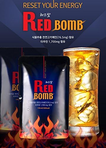 New Concept Energy Drink, Red Bomb(170ml x 5 packs)