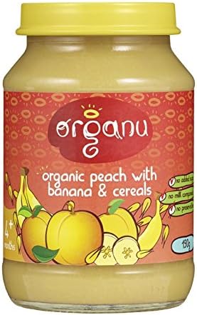 Organu Organic Peach with Banana & Cereals 190g