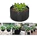 Mophorn 12-Pack 100 Gallon Plant Grow Bag Aeration Fabric Pots with Handles Black Grow Bag Plant Container for Garden Planting Washable and Reusablethumb 2