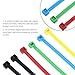 NUOLUX Cable Ties Assorted 400pcs 4.8*150/200/305mm UV Resistant Self-locking Nylon Cable