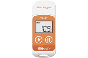 Elitech RC-5+ PDF USB Temperature Data Logger Reusable Recorder 32000 Points High Accuracy (10 Pack)