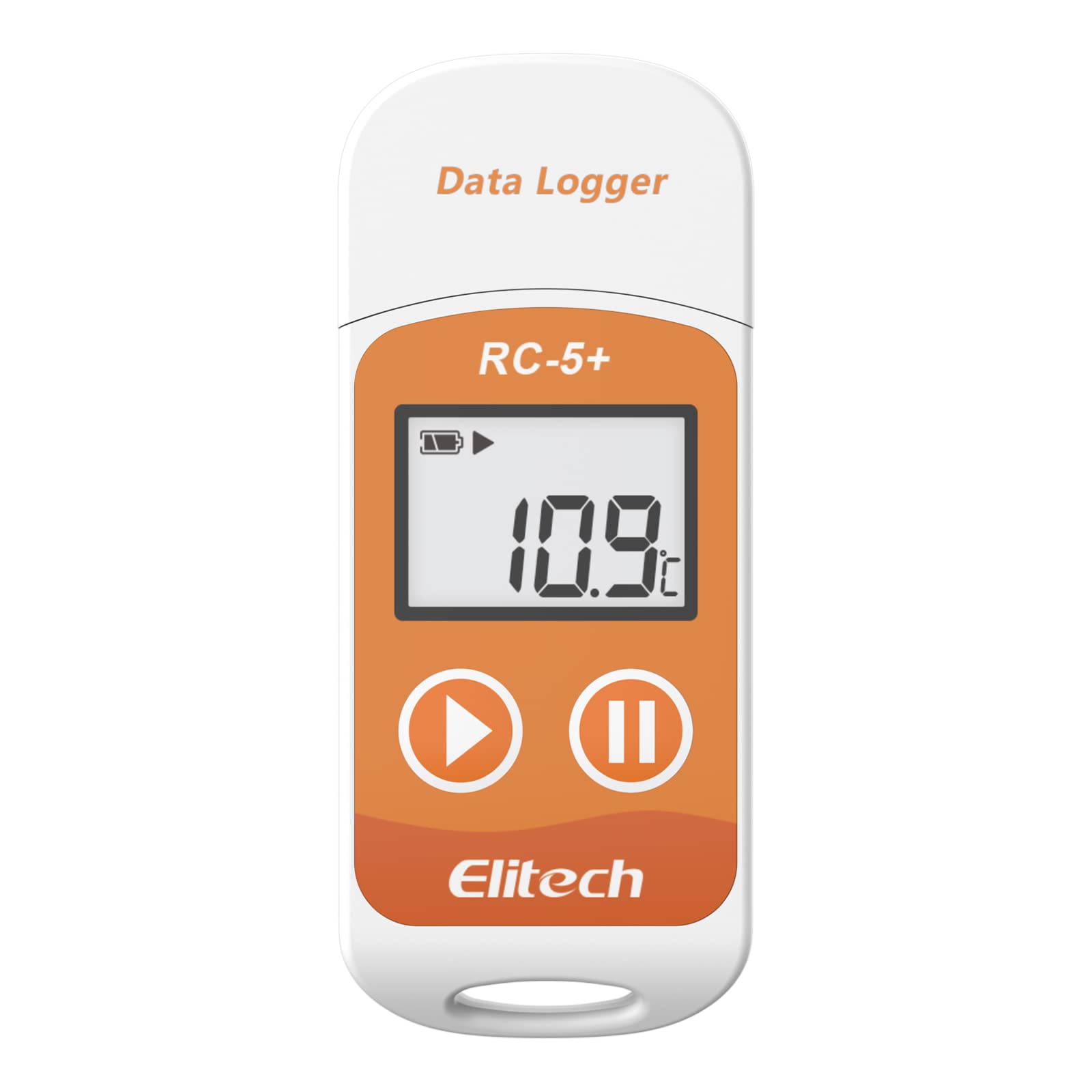 Elitech RC-5+ Temperature Data Logger Digital PDF USB Reusable Recorder Refrigerator Thermometer 32000 Points High Accuracy PDF & CSV Export