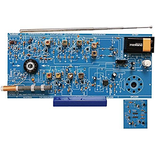 Elenco AM/FM Radio Kit |Switch Between ICs & Transistors | Solder | Great STEM…