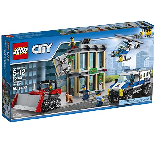 Lego city police bulldozer break-in 60140 building kit
