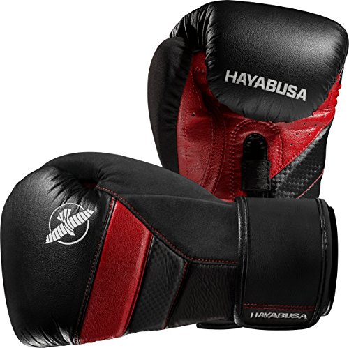 Hayabusa T3 12oz Boxing Gloves (Black/Red)