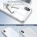 ESR iPhone X Case, 9H Tempered Glass Back Cover [Mimics The Glass Back of The iPhone X][Scratch-Resistant] + Soft Silicone Bumper [Shock Absorption] for iPhone X/iPhone 10(White)