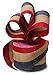 Rustic Patriotic Burlap Striped Ribbon - 2 1/2