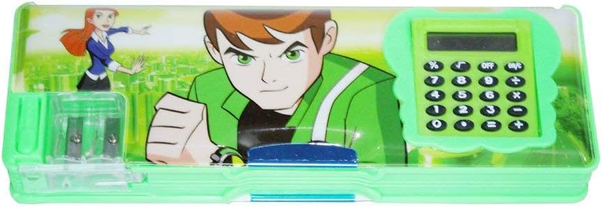 realshopee DreamBag Ben10 Multi-Purpose Pencil Box with Calculator