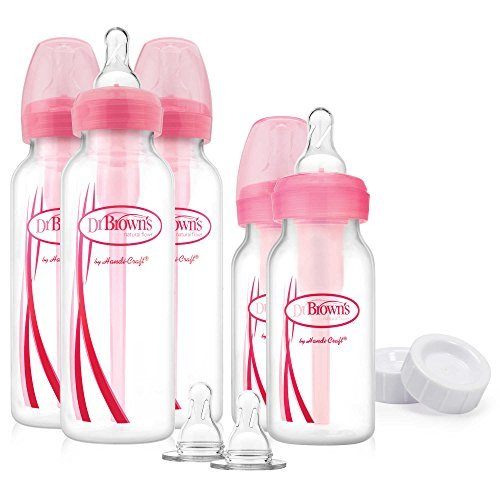 Dr. Brown's Options Feeding Bottles Gift Set in Pink
