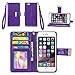 iPhone 6S Case/iPhone 6 Case, IZENGATE [Classic Series] Wallet Case Premium PU Leather Flip Cover Folio with Stand for Apple iPhone 6 (2014) / Apple iPhone 6S (2015) (Purple)