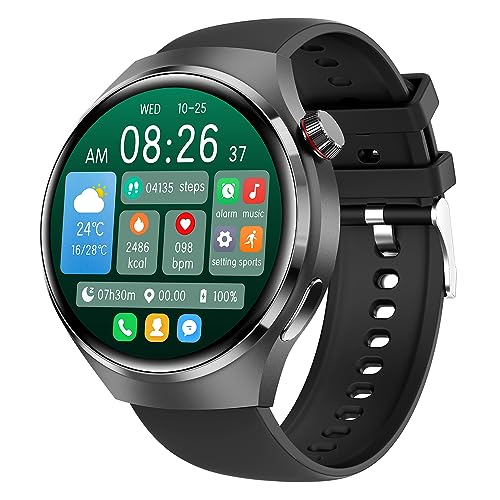 Photo 1 of GAMSARO Smart Watch for Men(Make/Answer Call) Bluetooth Call 1.53" HD Military Smartwatch for Android iPhone Phones IP68 Waterproof Outdoor Sport Watches Activity Tracker Sleep Heart Rate