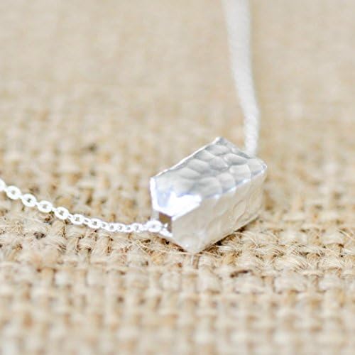 Origami Box Necklace in Sterling Silver - Jamber Jewels