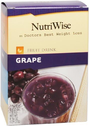 NutriWise - Protein Diet Fruit Drinks - Grape (7/box) by NutriWise