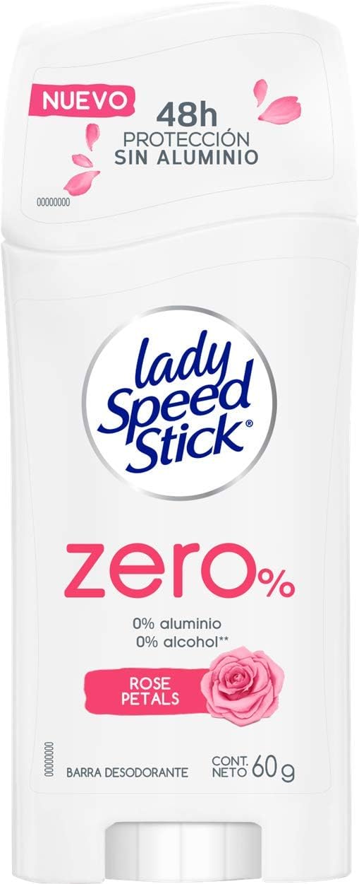 Lady Speed Stick Zero Desodorante / Antitranspirante Rose Petals 60gr