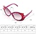Weixinbuy Kids Love Printed UV Protection Sunglasses Transparent