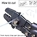 Fishing Crimping Pliers Heavy Duty Stainless Steel Wire Rope Crimping Tool Fishing Tackle Pliers Built-in Wire Cutters Crimp Sleeves, 4 Crmping Size