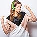 AUSDOM Lightweight Over-Ear Wired HiFi Stereo Headphones with Built-in Mic Comfortable Leather Earphones Noise Isolating Adjustable Deep Bass for iPhone iPod iPad Macbook MP3 Smartphones Laptop- Green