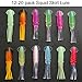 Shaddock Fishing 7.5CM-18CM Glow Soft Fishing Octopus Squid Skirts Lures Tackle Fishing Lure Fish Fluke Lures Luminous Baits( Pack of 8-20PCS)