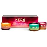 NEOM- Winter Wellbeing Candle Trio Gift Set I 3 x 75gram Candles I 100% Natural Fragrance I Cosy Nights, Christmas Wish & Perfect Peace Candles