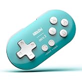 8Bitdo Zero 2 Mini Bluetooth Gamepad (Turquoise) | for Switch, Windows, Android, macOS, Steam &amp; Raspberry Pi, Keychain Sized Mini Controller