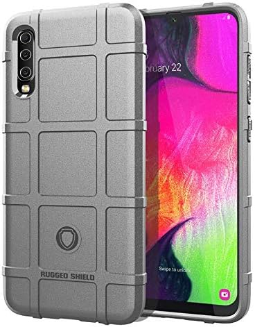 GeorgeBr- for Samsung Galaxy A70 Protective Back Cover Case, Slim Shockproof Armor Shiled Soft TPU Bumper Case for Samsung Galaxy A70 (Color : Gray)