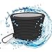 Proxelle Waterproof Bluetooth Speaker, Rechargeable Wireless Speaker w/ Built-in Mic Microphone, Controls and Subwoofer for Bicycles, Driving, Climbing, Smartphones and Computers