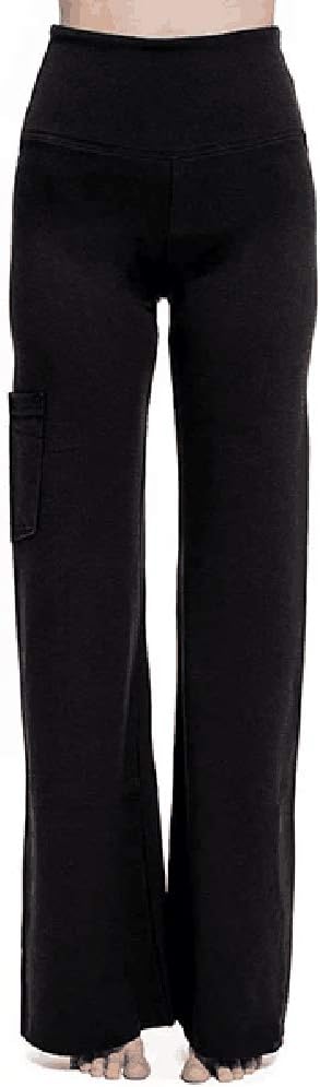 CASILY Women's Pants Eco Friendly Bamboo High Waist Yoga Pants with Muti Pockets