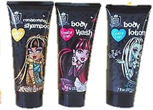 Monster High Freaky Fruit Bath & Body Care 3Pcs Set (Body Lotion / Conditioning Shampoo / Body Wash )