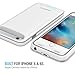 iPhone 6 / iPhone 6S Battery Case, Maxboost [VIVID Power] Ultra Slim 3100mAh Battery for iPhone 6 / 6s (4.7 inch) [MFI Certified] Extended Charging iPhone Portable Charger Case - White/Grey