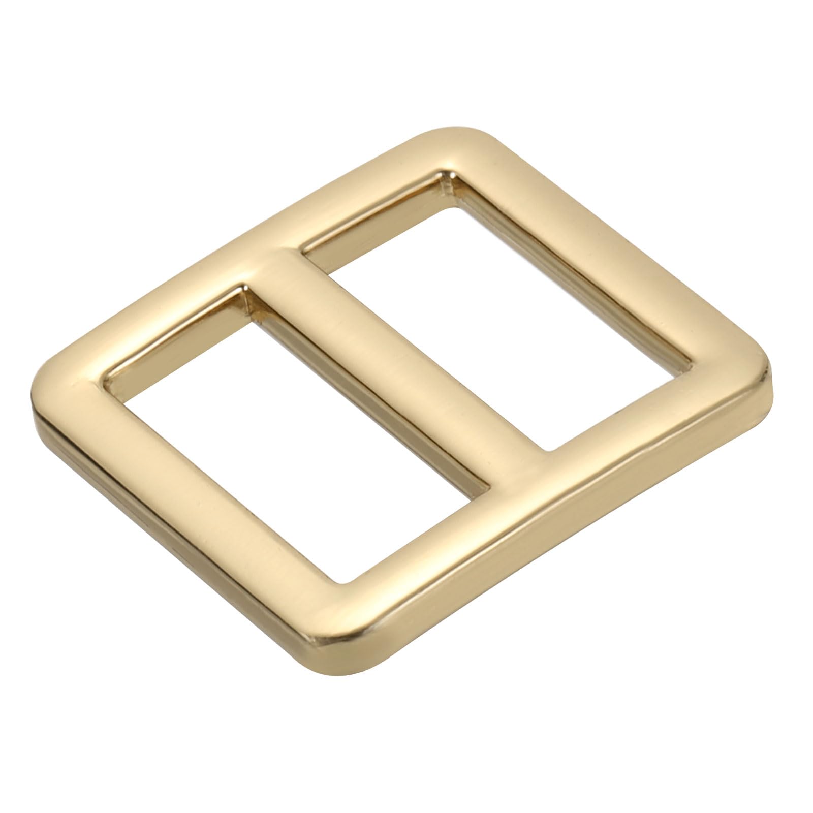 PATIKIL 20mm Tri-Glide Slide Buckles, 10 Pack Metal Webbing Strap Fastener for Backpack Bag Belt, Gold